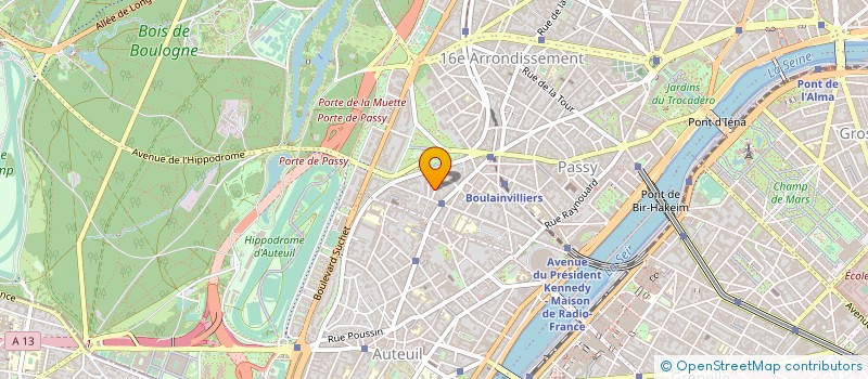 localisation de l'entreprise L'ARTISAN CARROSSIER PARISIEN à PARIS