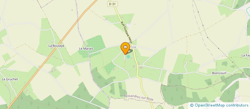 localisation de l'entreprise L ARTISAN CHAUMIER SARL  NASSANDRES SUR RISLE