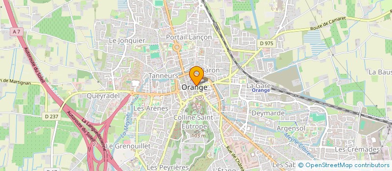 localisation de l'entreprise L'ARTISAN COIFFEUR  ORANGE