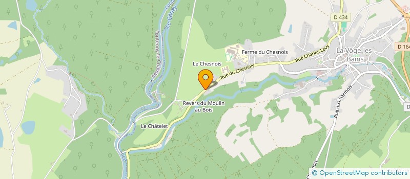 localisation de l'entreprise L'ARTISAN D'OPTIQUE  LA VOGE-LES-BAINS