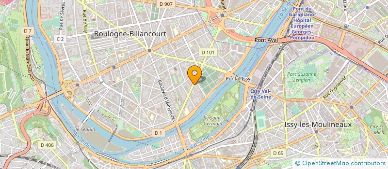 localisation de l'entreprise L'ARTISAN DE BOULOGNE à BOULOGNE-BILLANCOURT