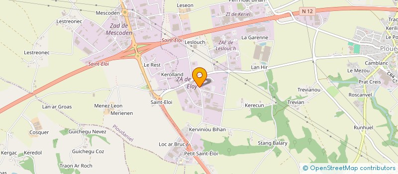 localisation de l'entreprise L'ARTISAN DE LA REMORQUE  PLOUEDERN