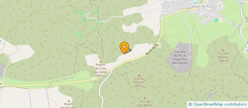localisation de l'entreprise L'ARTISAN DE LUMIERE à VIOLS-LE-FORT
