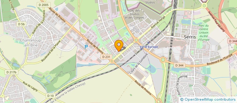 localisation de l'entreprise L'ARTISAN DE MONTEVRAIN  MONTEVRAIN