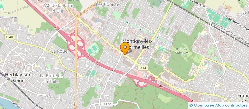 localisation de l'entreprise L ARTISAN DE MONTIGNY à MONTIGNY-LES-CORMEILLES