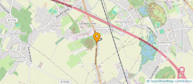 localisation de l'entreprise L'ARTISAN DE VERQUIN  VERQUIN