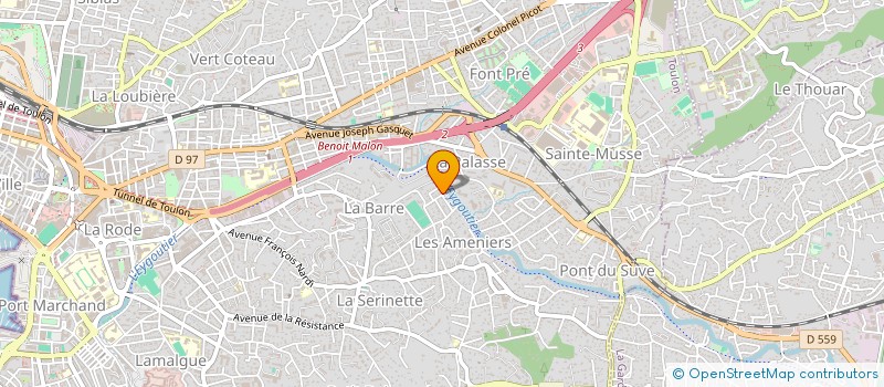 localisation de l'entreprise L ARTISAN DU BOIS à TOULON