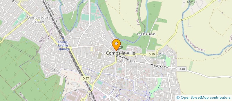 localisation de l'entreprise L'ARTISAN DU CONFORT THERMIQUE à COMBS-LA-VILLE