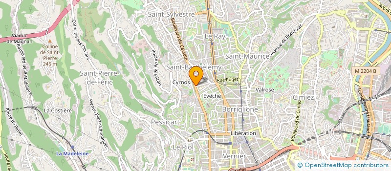 localisation de l'entreprise L'ARTISAN DU GOUT à NICE