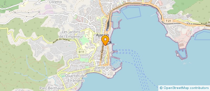 localisation de l'entreprise L ARTISAN DU GOUT à AJACCIO