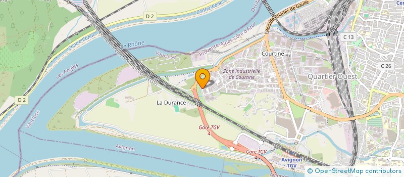 localisation de l'entreprise L'ARTISAN DU JARDIN  LES ANGLES