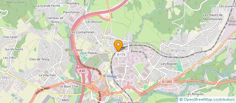 localisation de l'entreprise L'ARTISAN DU LAC à ANNECY