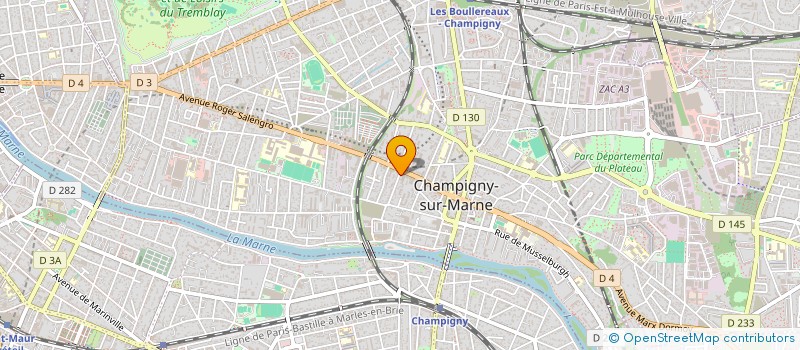 localisation de l'entreprise L'ARTISAN DU VOLET ET DU STORE  LA QUEUE-EN-BRIE
