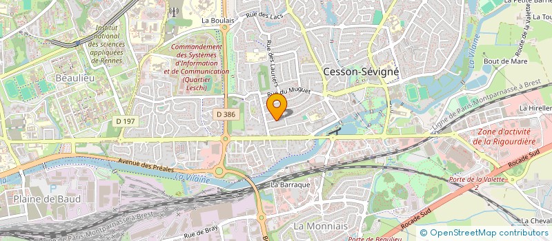 localisation de l'entreprise L'ARTISAN FORMATEUR à CESSON-SEVIGNE