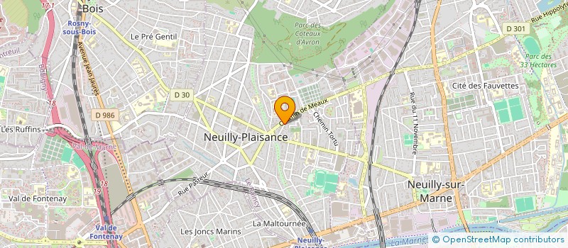 localisation de l'entreprise L'ARTISAN GASTRONOME à NEUILLY-PLAISANCE