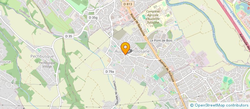 localisation de l'entreprise L'ARTISAN GOURMAND  AUZEVILLE-TOLOSANE