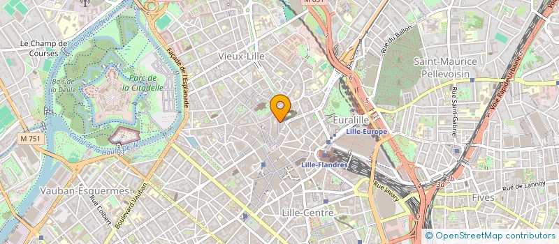 localisation de l'entreprise L'ARTISAN INFORMATIQUE FORMATION à LILLE