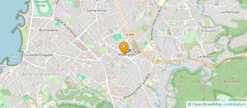 localisation de l'entreprise L'ARTISAN LUNETIER à MARSEILLE