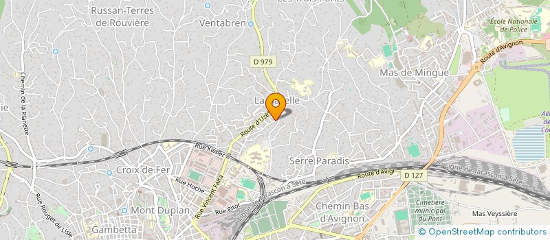 localisation de l'entreprise L'ARTISAN PEINTRE NIMOIS  NIMES