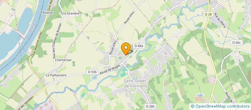 localisation de l'entreprise L'ARTISAN RAMONEUR  SAINT-DIDIER-DE-FORMANS