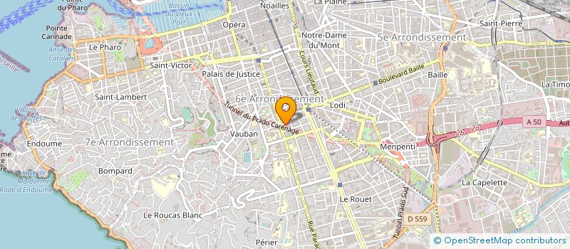 localisation de l'entreprise L'ARTISAN STYLE AUTREFOIS ET AUJOURD HUI à MARSEILLE 6EME