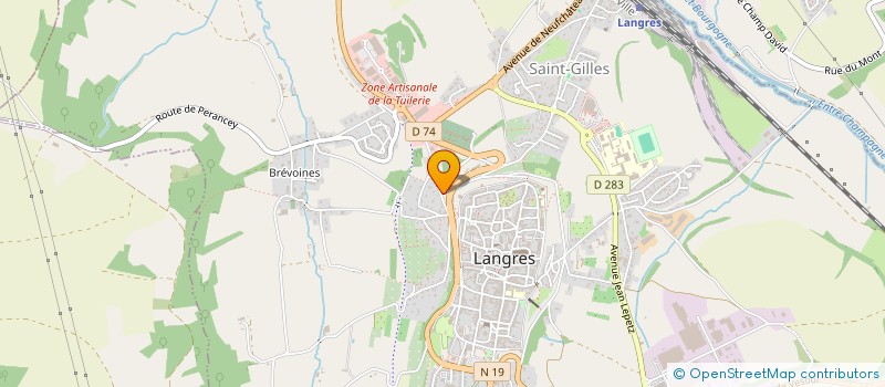 localisation de l'entreprise L ARTISANALE à LANGRES
