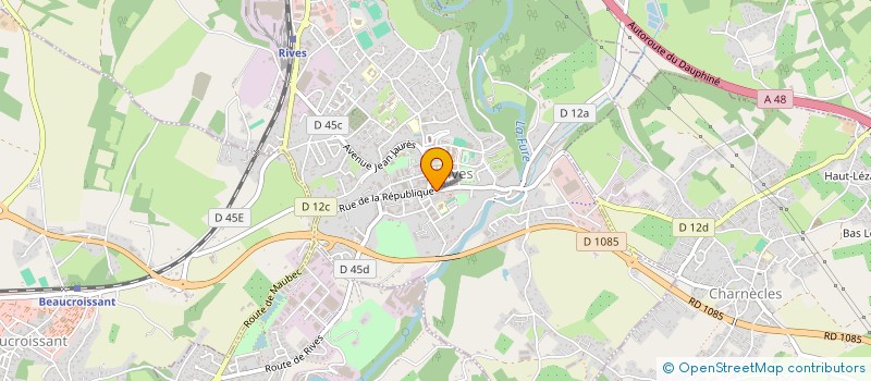 localisation de l'entreprise L'ARTISANAT DU GOUT  RIVES