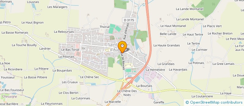 localisation de l'entreprise L'ARTISANAT PASSION à SAINT-AUBIN-D'AUBIGNE
