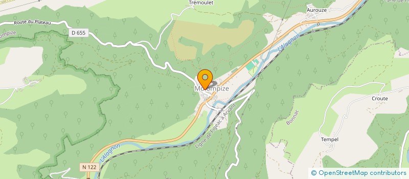 localisation de l'entreprise L ARTISOU DE LA MARGERIDE à VIEILLESPESSE