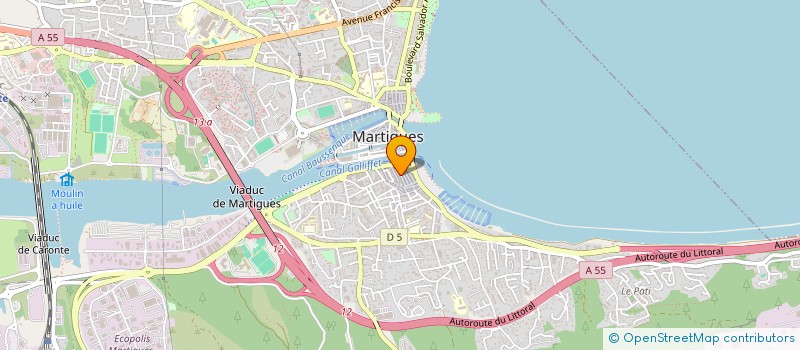 localisation de l'entreprise L'ARTISSE à MARTIGUES