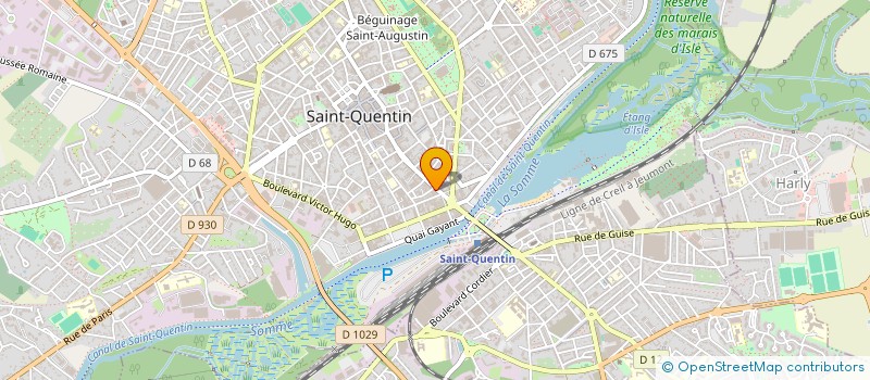localisation de l'entreprise L'ARTISTE 02 à SAINT-QUENTIN