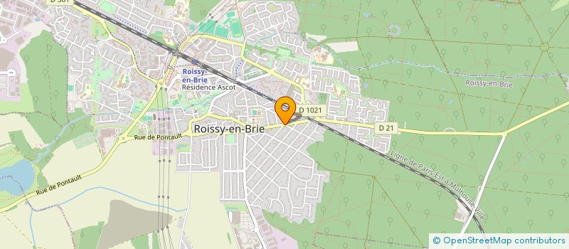 localisation de l'entreprise L'ARTISTE 216  ROISSY-EN-BRIE