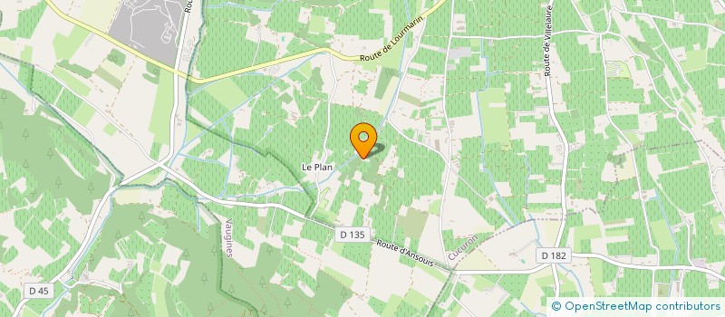 localisation de l'entreprise L'ARTISTE à CUCURON