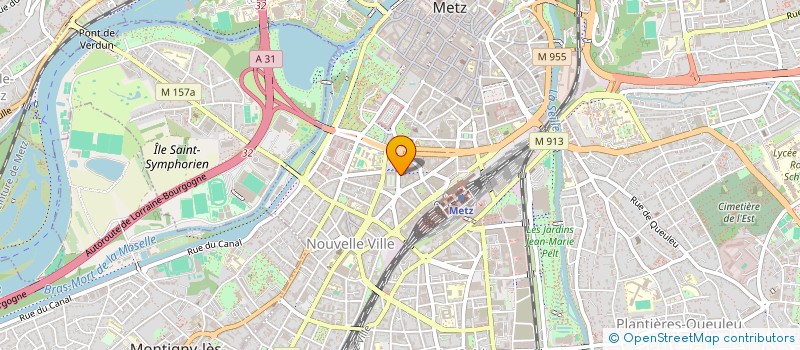 localisation de l'entreprise L'ARTISTE  METZ