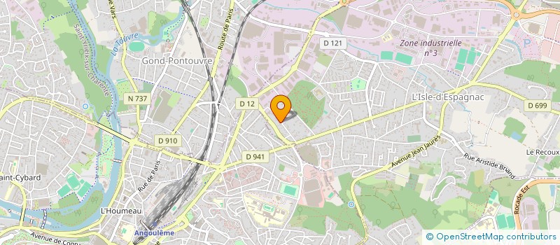 localisation de l'entreprise L'ARTISTE DES SENS  L'ISLE-D'ESPAGNAC