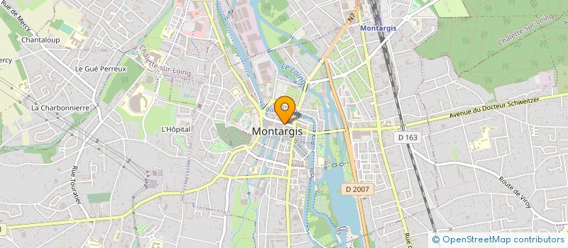 localisation de l'entreprise L'ARTISTE DU PAIN TRADITIONNEL  MONTARGIS