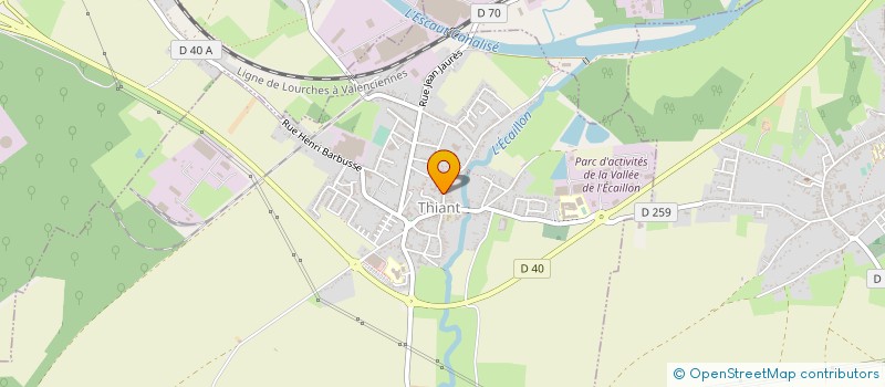 localisation de l'entreprise L ARTISTE PAIN  THIANT