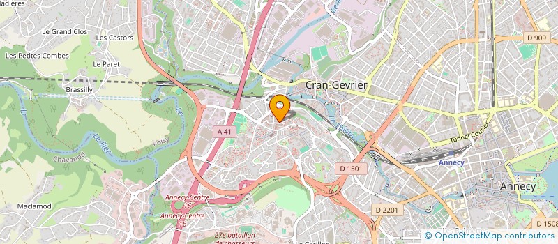 localisation de l'entreprise L'ARTISTERIE à ANNECY