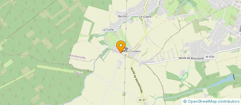 localisation de l'entreprise L'ARTISTERIE  MONDONVILLE