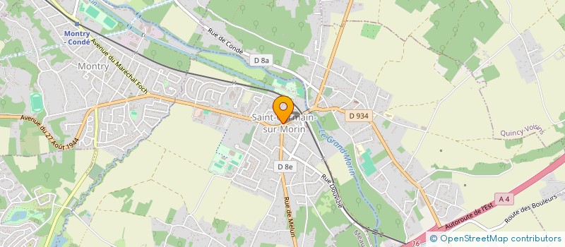 localisation de l'entreprise L'ARTISTO  QUINCY-VOISINS