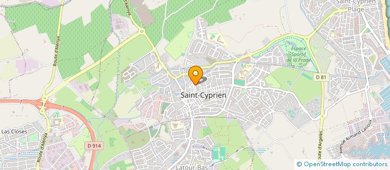 localisation de l'entreprise L ARTSCENE à SAINT-CYPRIEN