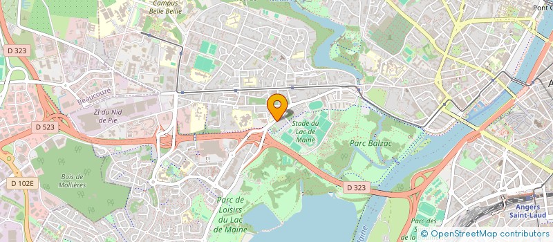 localisation de l'entreprise L'ARTSCENE CONCEPT à ANGERS