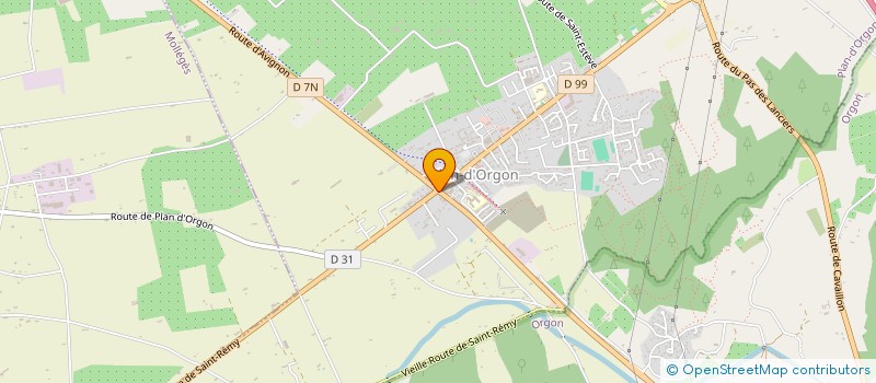 localisation de l'entreprise L 'ARUM DES FLEURS à PLAN-D'ORGON