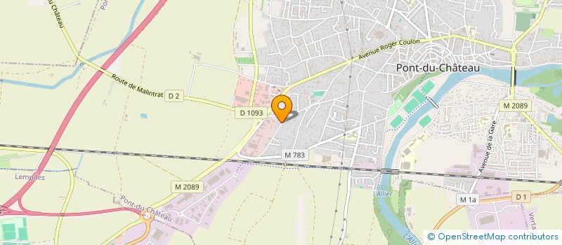 localisation de l'entreprise L'ARVERNE  PONT-DU-CHATEAU