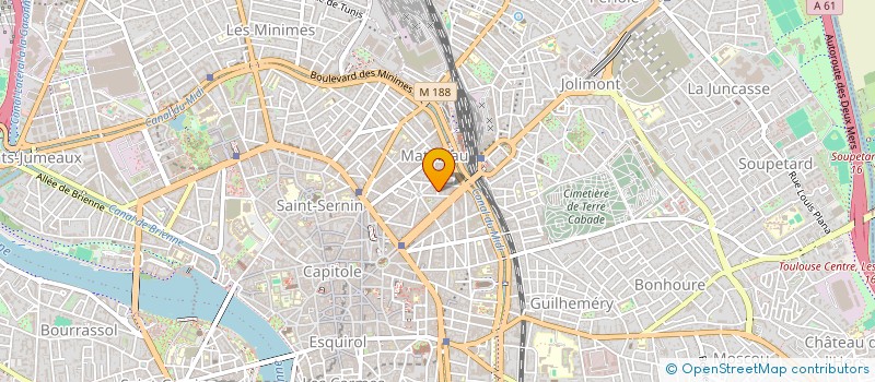 localisation de l'entreprise L'AS  TOULOUSE