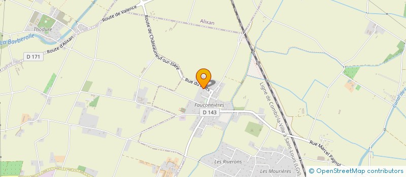 localisation de l'entreprise L'AS  MONTELIER