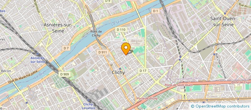 localisation de l'entreprise L' AS BAT à CLICHY