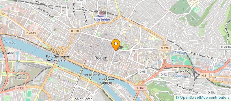 localisation de l'entreprise L'AS D'OR  ROUEN