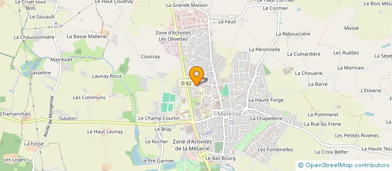 localisation de l'entreprise L'AS DE BREIZH  MELESSE