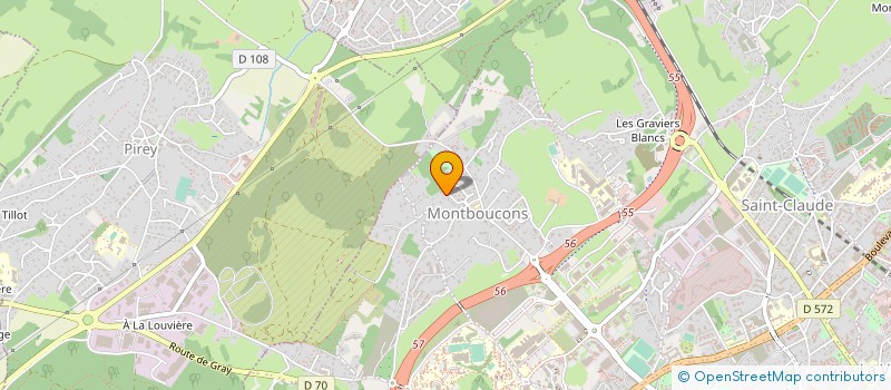 localisation de l'entreprise L AS DE CARREAUX à BESANCON